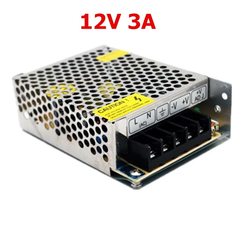 Светодиодный источник питания Трансформаторы переменного тока к DC12V импульсный драйвер 3A 5A 10A 15A 20A 50A светодиодный адаптер для светодиодной ленты камеры