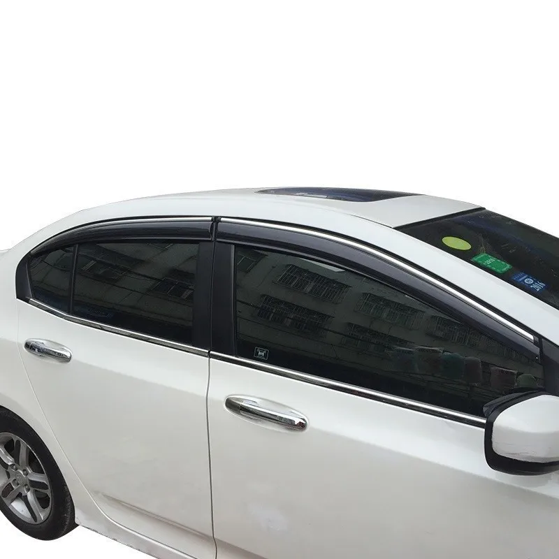 Дождь Стайлинг Наружные молдинги автомобиля анти окна козырек для Honda Accord URV Vezel XR-V CRV Avancier City Civic Fit Greiz Odyssey