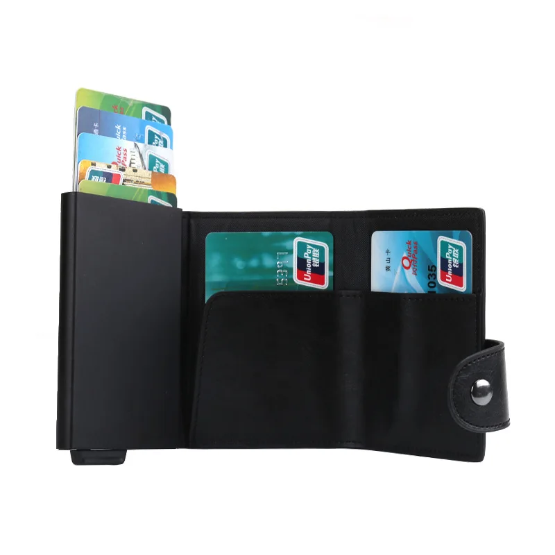 Weduoduo Новый RFID блокирующий держатель для кредитных карт мужчин Алюминиевый