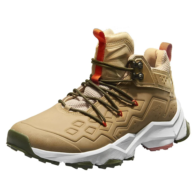 light khaki men Rax походная обувь мужские легкие уличные кроссовки для женщин Горные Скалолазание треккинговые ботинки противоскользящая уличная прогулочная обувь для мужчин - Цвет: light khaki men