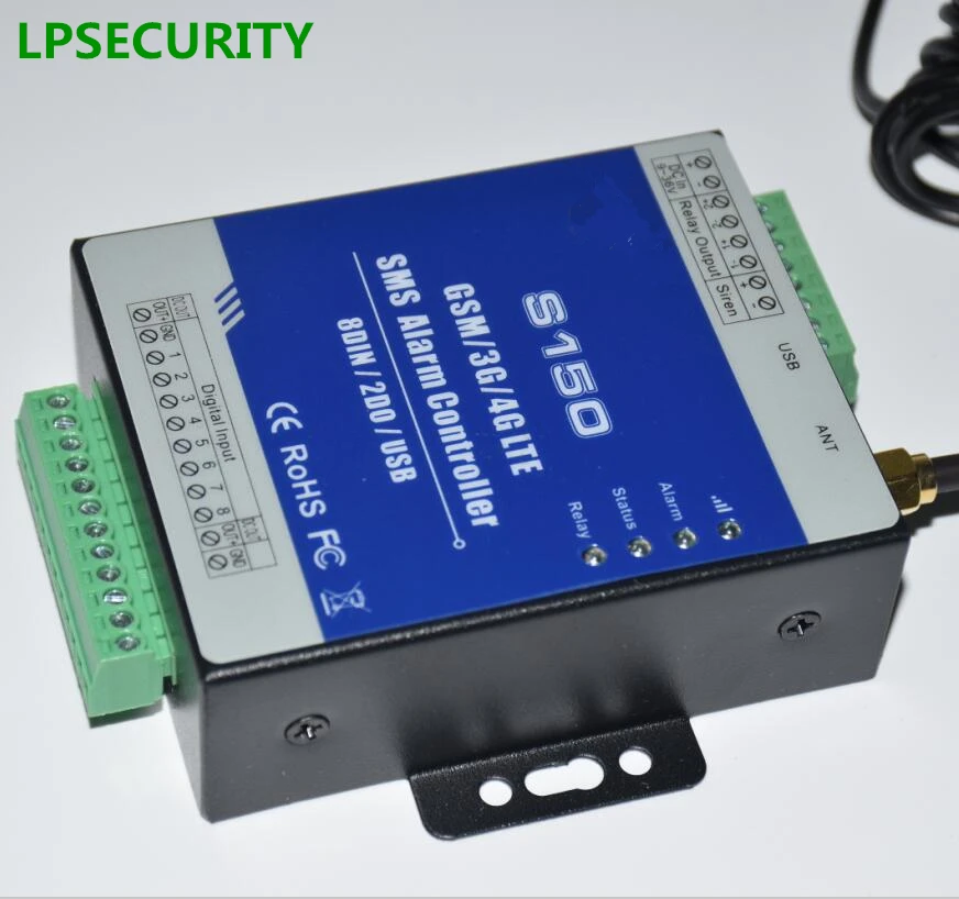 LPSECURITY GSM электрическая Беспроводная система сигнализации S150 релейное Управление