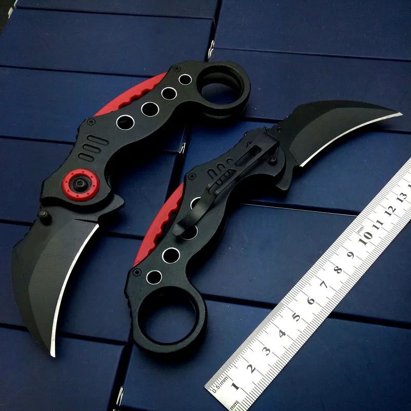Тактический коготь CS GO Karambit Складной нож Открытый резак складные охотничьи ножи EDC инструменты с 440C Лезвие из нержавеющей стали