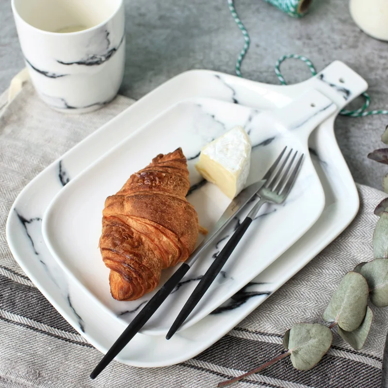 

Lototo Japanese ceramic tableware bowl cup plate West creative household ceramic tableware