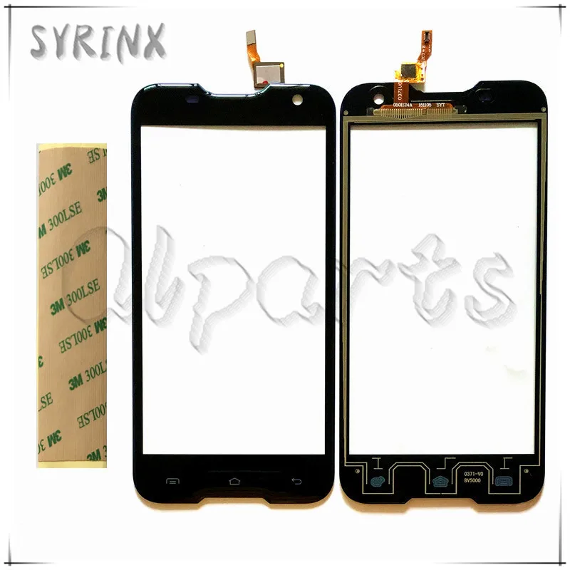 Syrinx 5.0&quot 3M Tape Mobile Phone Touch Screen Front Glass Panel For Goclever Quantum 2 500 Rugged Touchscreen Digitizer Sensor |