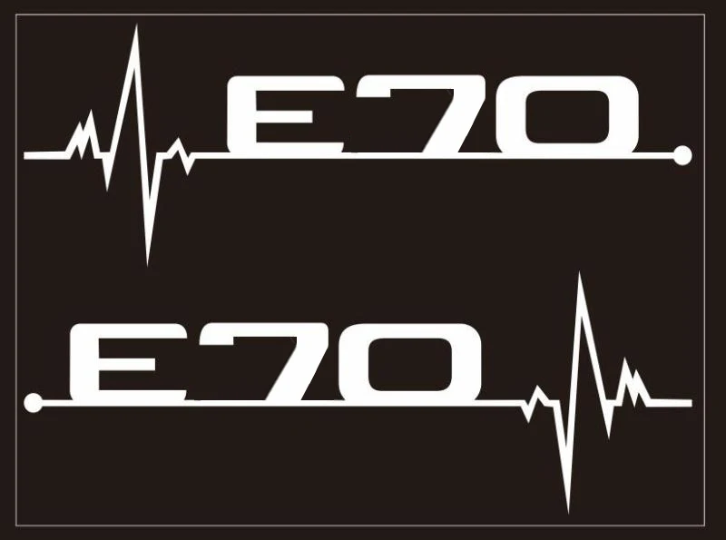 2 шт. M power performance E53 E70 E71 E83 E84 E87 наклейка на автомобильные окна с логотипом для BMW 1X1 X3