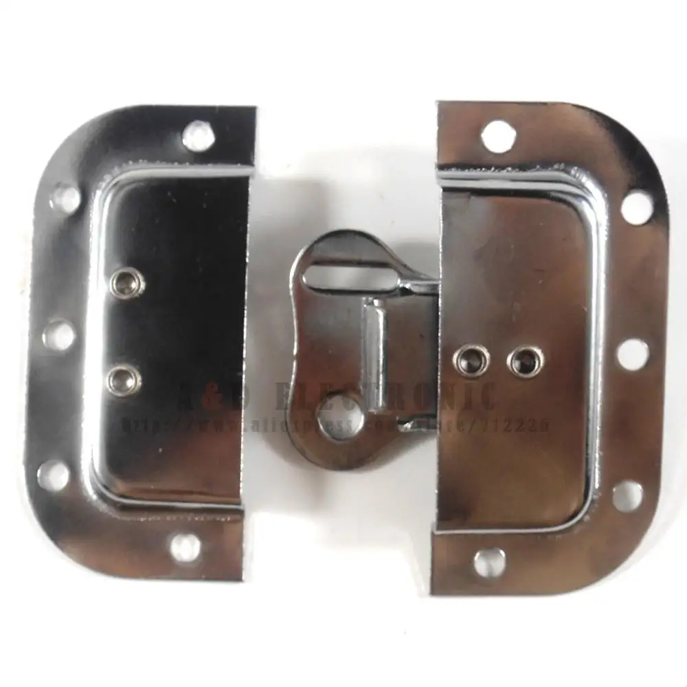 (2) две хромированные маленькие защелки-бабочки (раздельная тарелка навесной