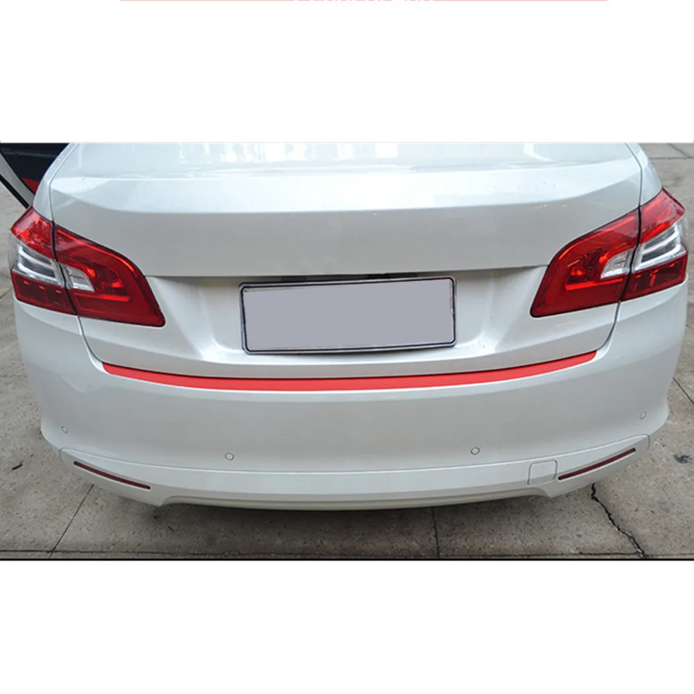 Для Peugeot 408 2014 до 2016 на крышке багажника защитный бампер пластины литьевая Крышка
