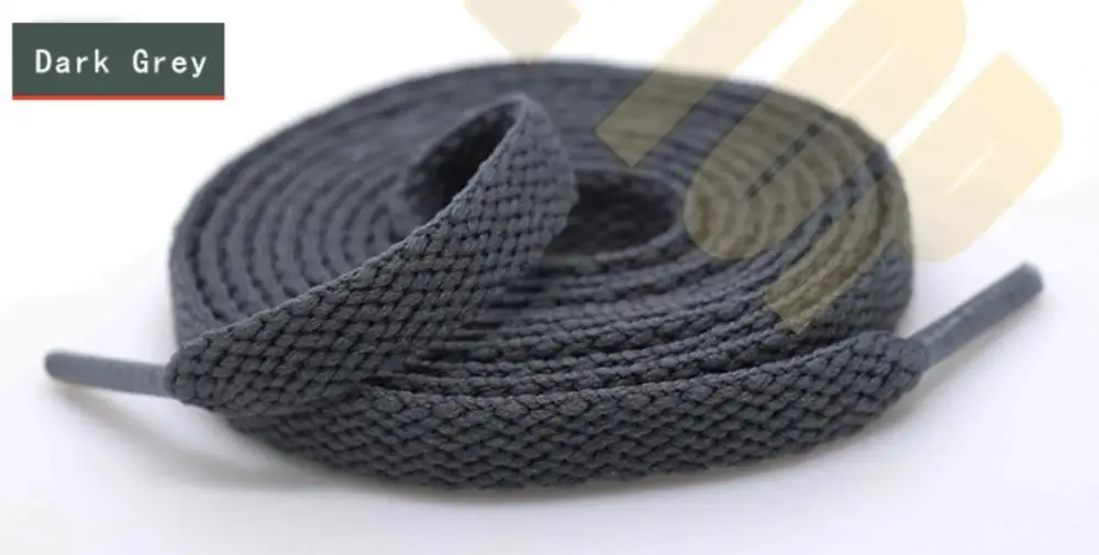 Dark grey TRipleTop Красочные оригинальные эластичные Прочные шнурки с уменьшением катышков свободные-доказательство Анти-доказательство для шнурков - Цвет: Dark grey