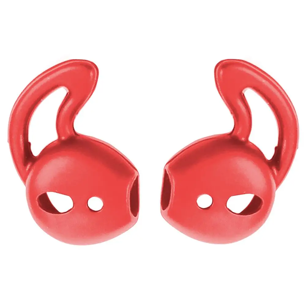 2 шт. Мягкий силиконовый чехол для наушников для Apple AirPods EarPods противоскользящая сменная Крышка для ушей наушники с крючком спортивные аксессуары