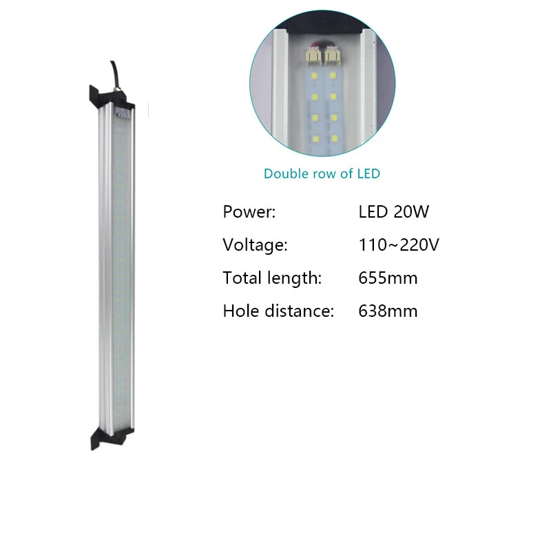LED 20W 110-220V Industrial led light explosion proof lamp cnc machine lights 8W 10W 40W for garage warehouse workshop sewing machine lighting - Цвет: LED 20W 110-220V