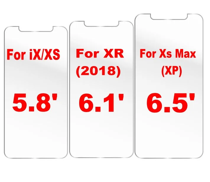 20 шт ультратонкое закаленное стекло для iPhone XS MAX XR 8 7 6 6S Plus 6,5 6,1 5,8 Защитная пленка для экрана