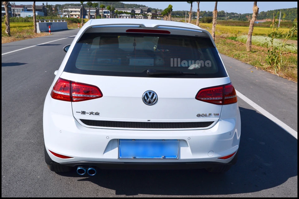 Эттингер Стиль ABS задний багажник спойлер для VW Golf VII standard edition 1.6L 1,4 T матовый черный спойлер заднего крыла 2013- год MK7