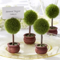 free shipping 100pcslot topiary photo holderplace card holder for wedding favors gifts party accessory decoration supplies