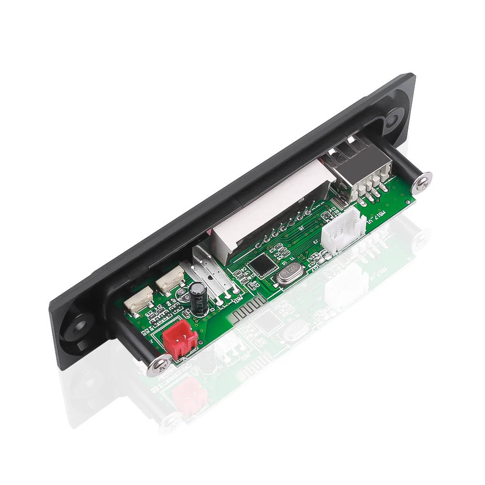 Kebidu 5V 12V Car Audio USB TF FM Radio Module Wireless Bluetooth MP3 WMA Decoder Board Player with Remote Control For | Электроника