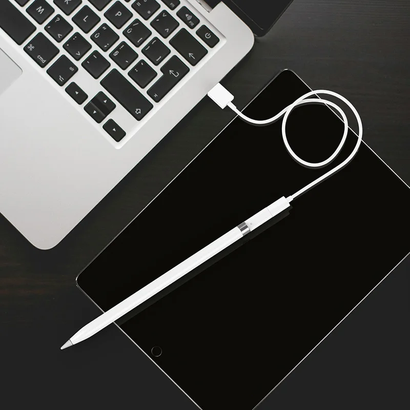 Портативный мини легкий iPad Pro сенсорный карандаш Зарядка конвертер белый зарядка