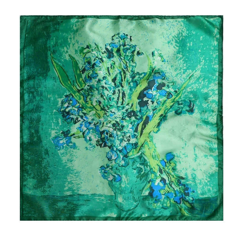 Роскошный бренд Joker атласный квадратный шелковый шарф для женщин Повязка На