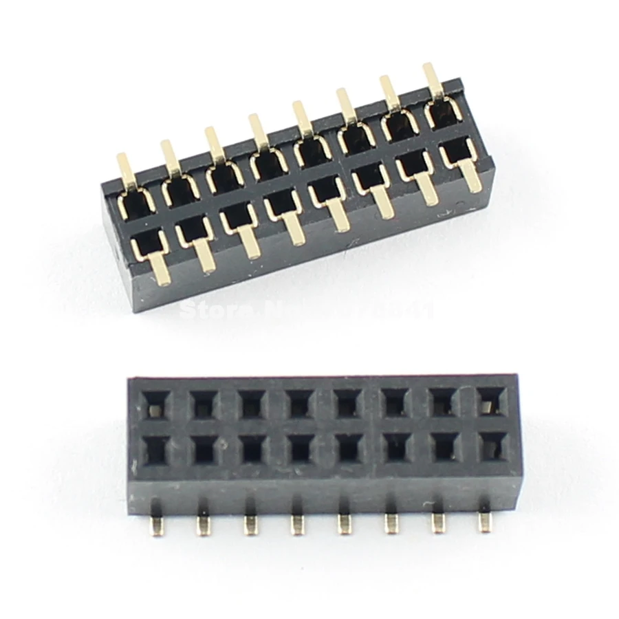 20 штук 2 мм 0 Шаг 10 16 40 контактный разъем Dual Row SMT контакт SMD заголовок полосы|pin strip
