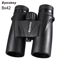 hunting binoculars 8x42 eyeskey binoculars waterproof telescope bak4 prism camping hunting scopes with neck strap non slip