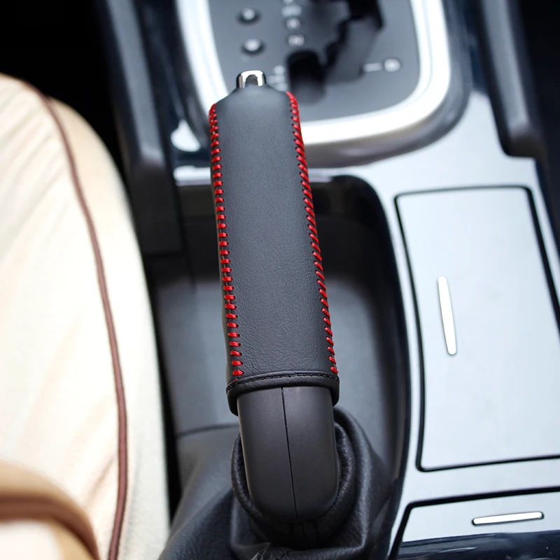 LS АВТО топ из натуральной кожи чехол для ручного тормоза Citroen C4L крышка верхний