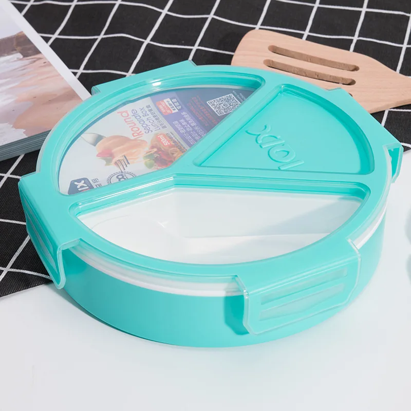 Ланч бокс герметичный BPA Free микробаватный Bento с ложкой посуда портативный
