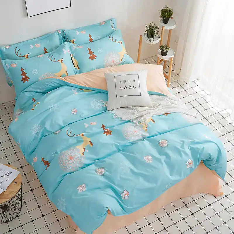 23 ParkShin Dot Art White Pink Bed Cover Set Decor Home Bedding Set Textile Bedroom Adult Girl Duvet Cover Flat Sheet Bed Linen Set - Цвет: 23