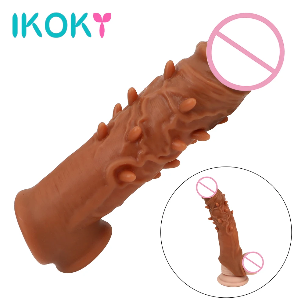 Кольцо для пениса IKOKY многоразовое кольцо с презервативом Задержка эякуляции