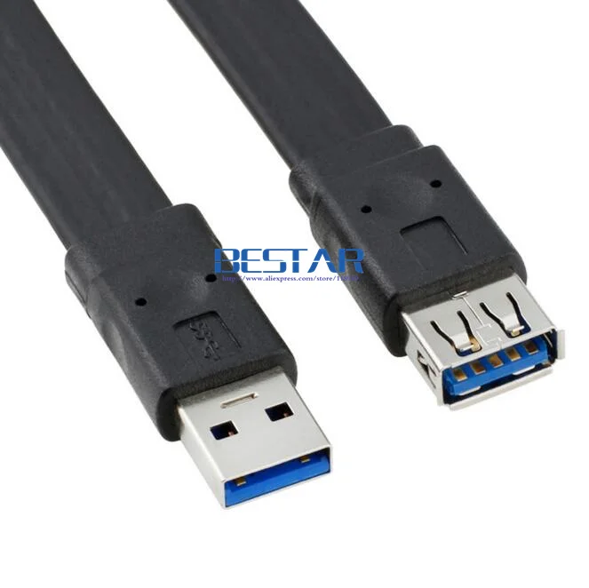 USB3.0 5 Гбит/с Стандартный USB 3,0 «Папа-папа» женские туфли на плоской подошве кабель лента кабель-удлинитель 30 см 60 см 100 см 150 см 180 см 300 см 1 м 3 м