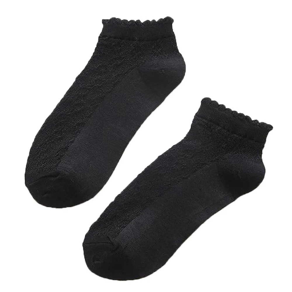 JAYCOSIN socks women girls summer Ladies Lace Bubble Mouth Cotton Socks Cute Sstudent Mesh Breathable dropshipping | Женская одежда