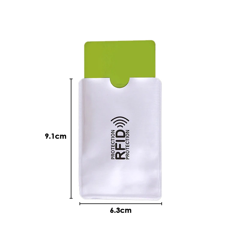 10 шт Анти Rfid кошелек Блокировка ридер банк держатель карты Id Чехол для банковских