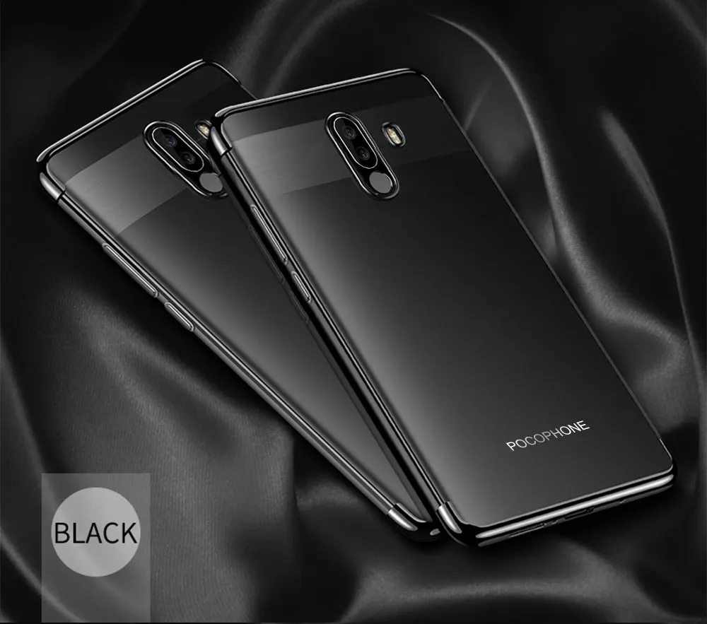 Прозрачная Обложка из полиуретана для Xiaomi Pocophone F1 чехол защитный ТПУ Мягкий