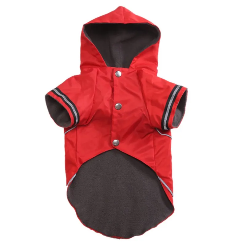 

Pet Dogs Two Legs Costume With Cashmere Inner For Rain Days Puppy Windproof And Waterproof Raincoat Dog Gifts