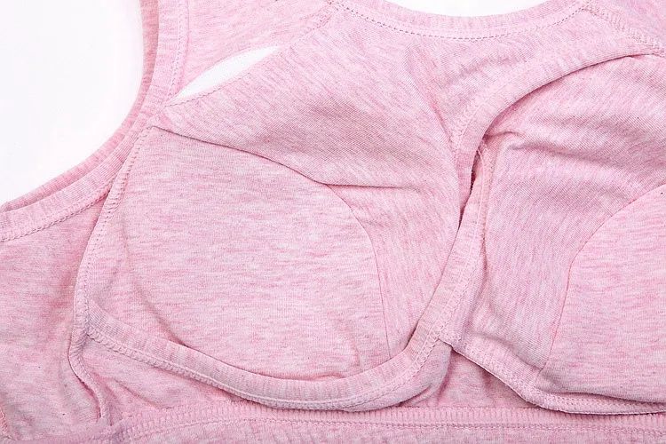 

Pregnant Women Feeding Nursing Breastfeeding Bra No Steel Ring Cotton Sleep Underwear Striped Print Full Cup Bra Maternity