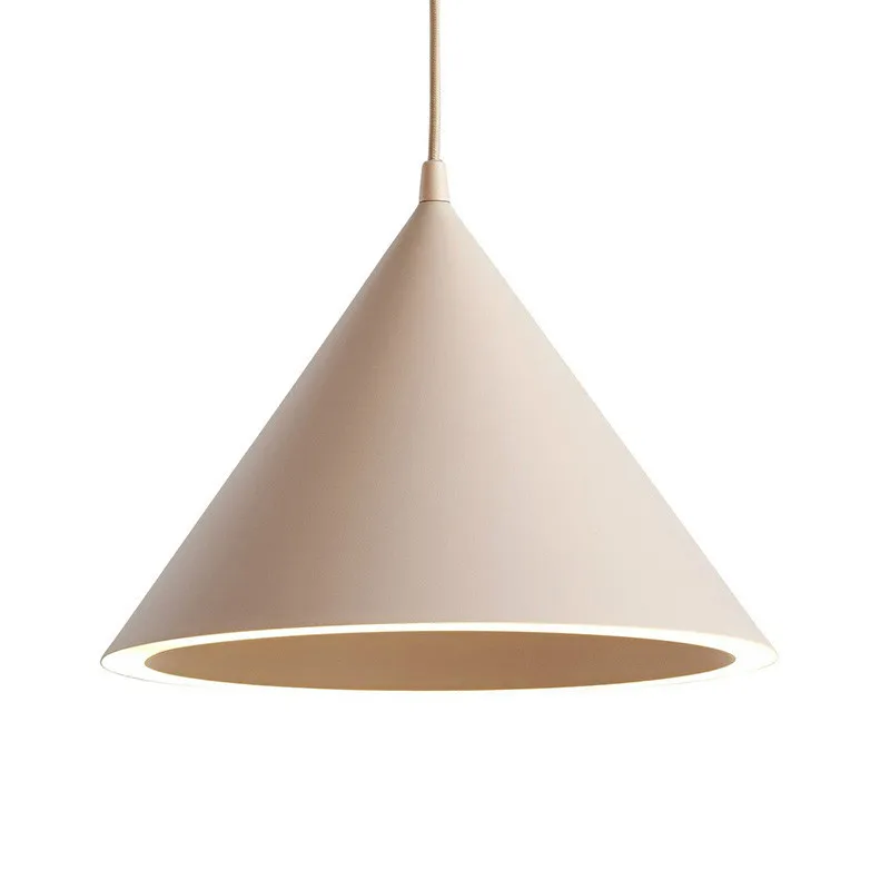 Новый скандинавский простой креативный алюминиевый кольцевой Halo Led подвесной