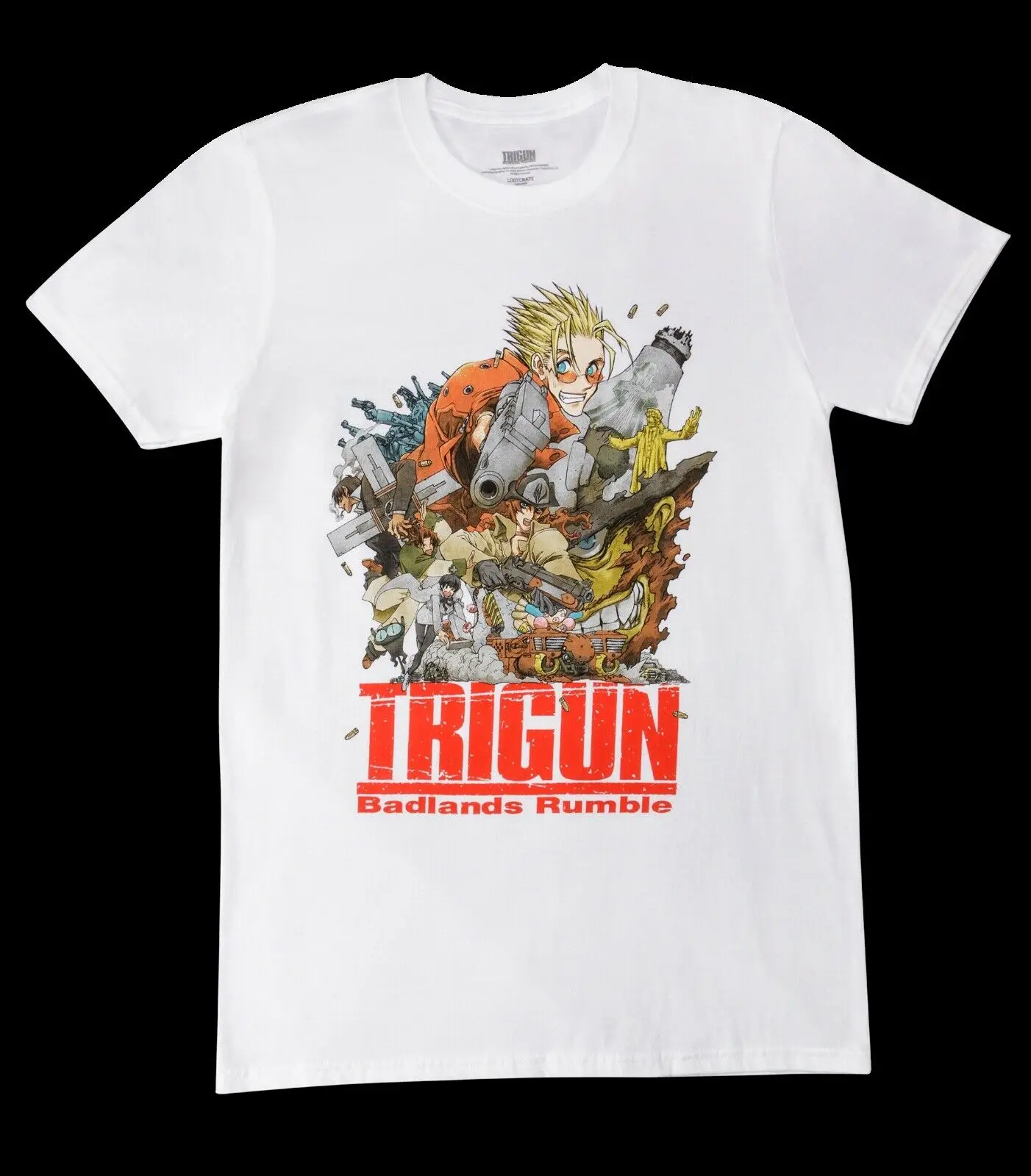 Loot Crate Trigun Badland аниме Мужская футболка эксклюзивный 2019 новый дизайн Летняя