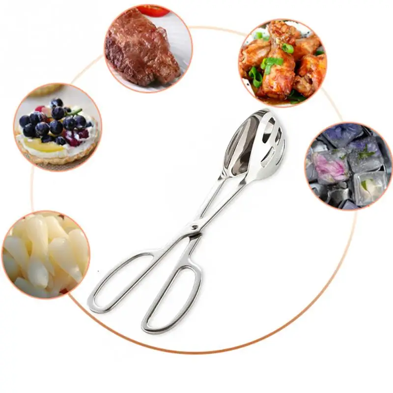 Новые кухонные инструменты для сервировки салата щипцы барбекю из нержавеющей