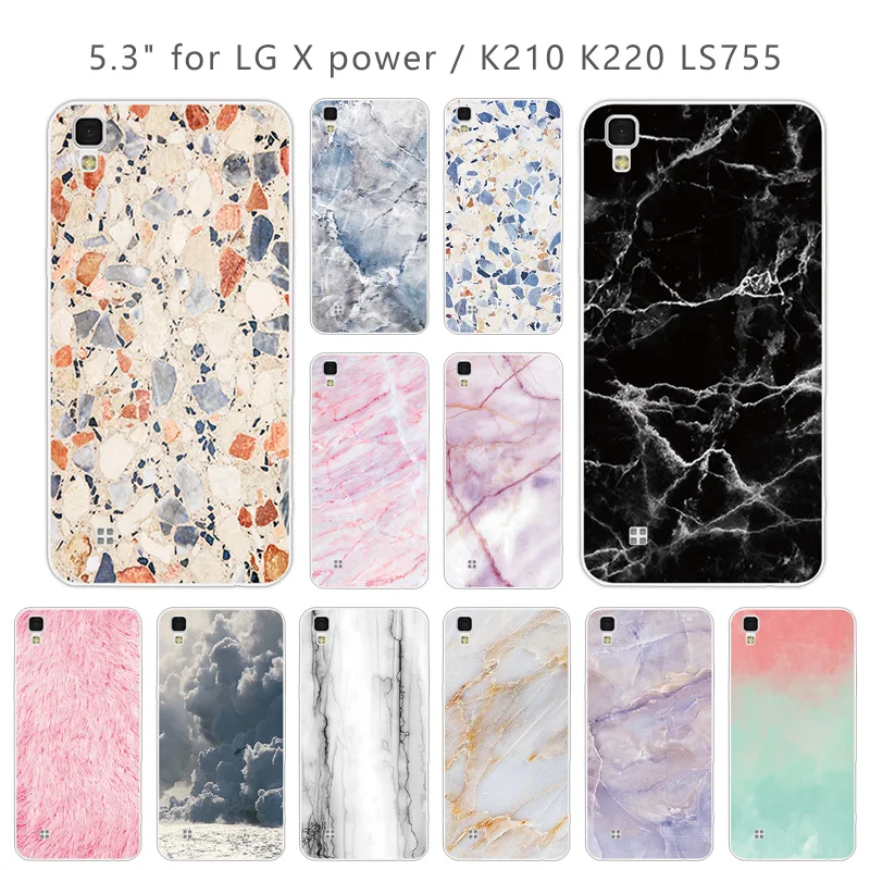 Роскошный силиконовый чехол-футляр с камнями для LG X Power K220ds K220y Ls755 чехлы |