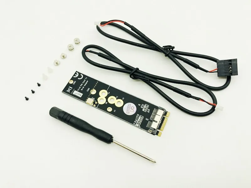 Добавить на карты 12 + 6Pin беспроводной WiFi Bluetooth карта NGFF M.2 B M Ключ адаптер для Mac OS