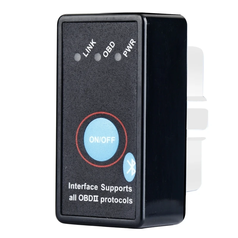 OBDII диагностический сканер Bluetooth V1.5 CAN ELM327 сканирующий инструмент проверка