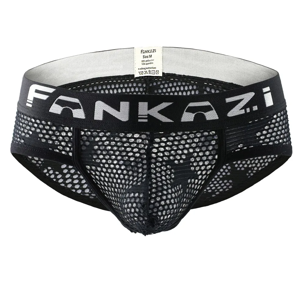 Мужские Сетчатые брифы с отделением для пениса| |