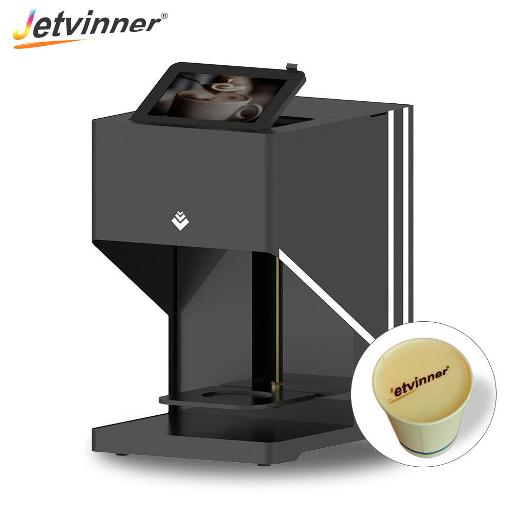 Jetvinner автоматический цифровой принтер для кофе струйный латте печенья хлеба