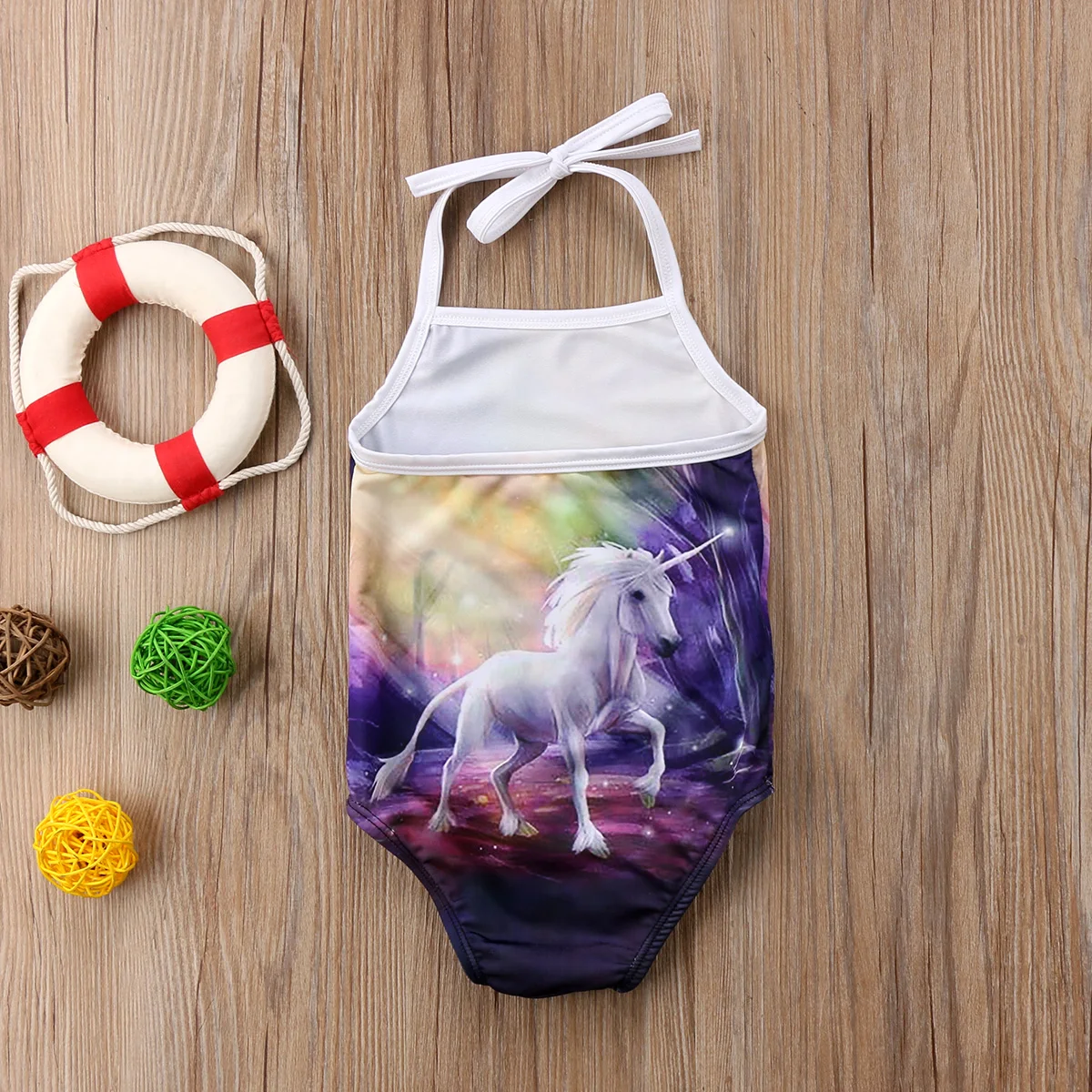 Новинка 2019 летние милые купальники для маленьких девочек с мультяшным