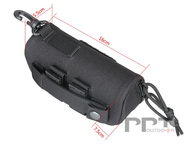 Бесплатная доставка переносные солнцезащитные очки e. T Dragon чехол Чехол Военная