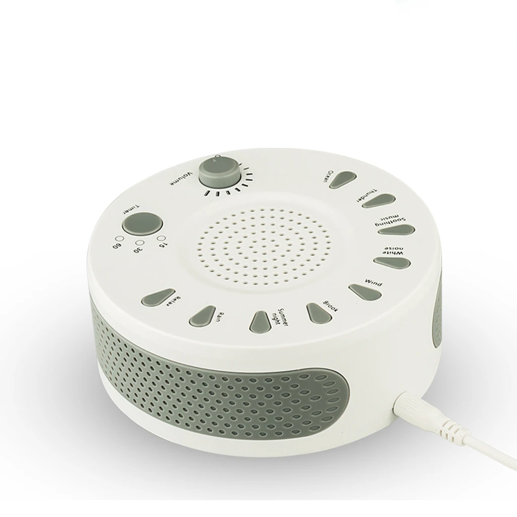 

Natural White Noise Sound Sleep Machine For Travel Home Office Adults Kids