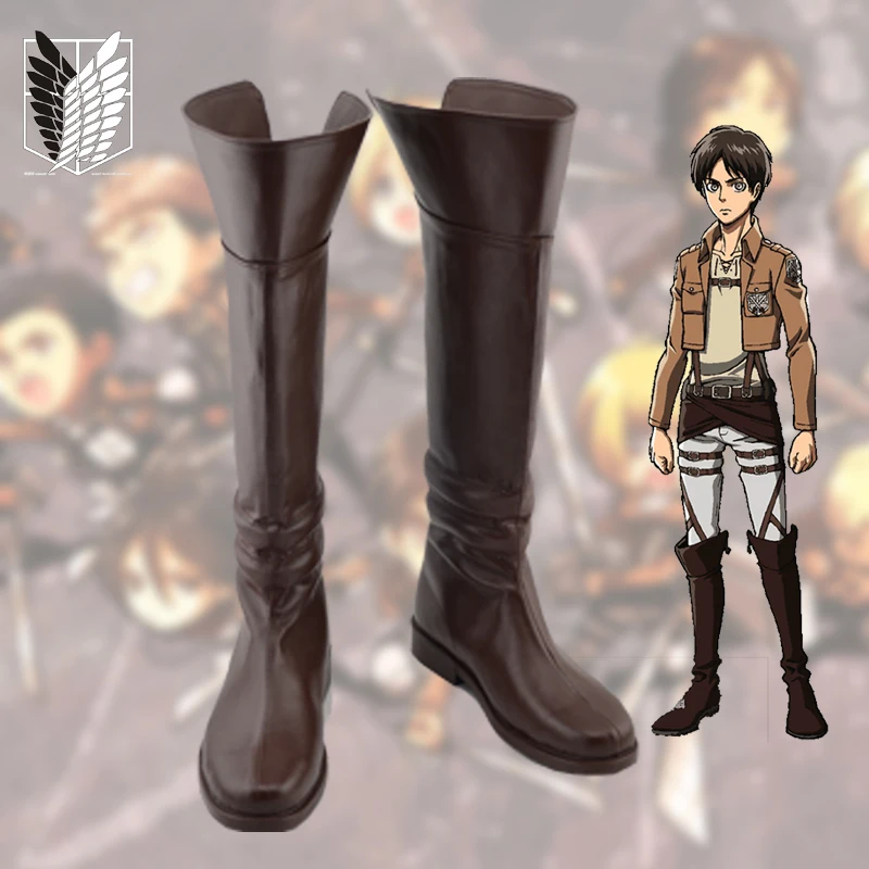 Обувь для косплея по аниме Атака на титанов (Shingeki no Kyojin) | Тематическая одежда и