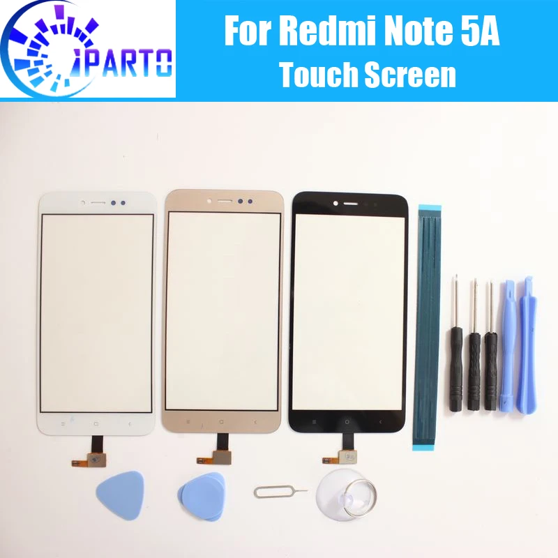 Панель сенсорного экрана для Xiaomi Redmi Note 5A 100% гарантия новая стеклянная панель
