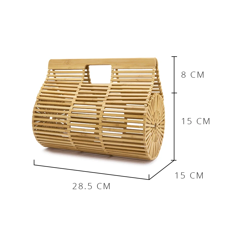 Realer женские сумки Бамбуковая верхняя сумка с ручкой для дам 2020 Летняя Пляжная