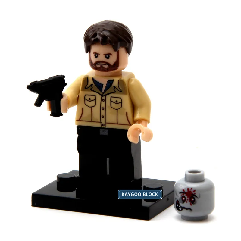 8 шт. Kaygoo Zombie Movie Walking Dead Survivor Guide Figures Building Block Brick Set игрушечные Супергерои модель Рика Лори Шейна Дейла