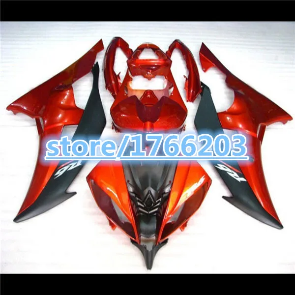 YZF R6 08 11 обтекатели для YAHAMA 2009 2008 YZFR6 2010 2011 темно красный черный обтекатель наборы