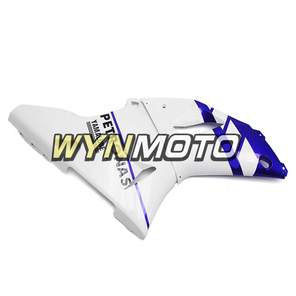 Синий белый ABS пластик полный набор обтекателей для Yamaha YZF1000 R1 1998 1999 YZF 98 99