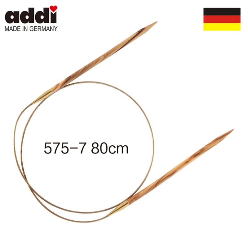 Круговые спицы Addi 80 см из оливкового дерева 575 7|wood|needle feed sewing machineneedle pin |